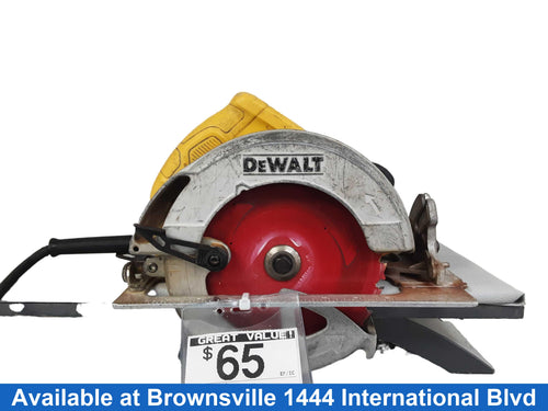 Dewalt Dwe575 Yellow Corded Circular Saw