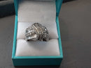 Women's Ring - White Gold 10k (.417) 7.8 grams Size 8