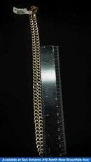 Cuban Link Chain - Yellow Gold 10k (.417) 13.2 grams 18 inch