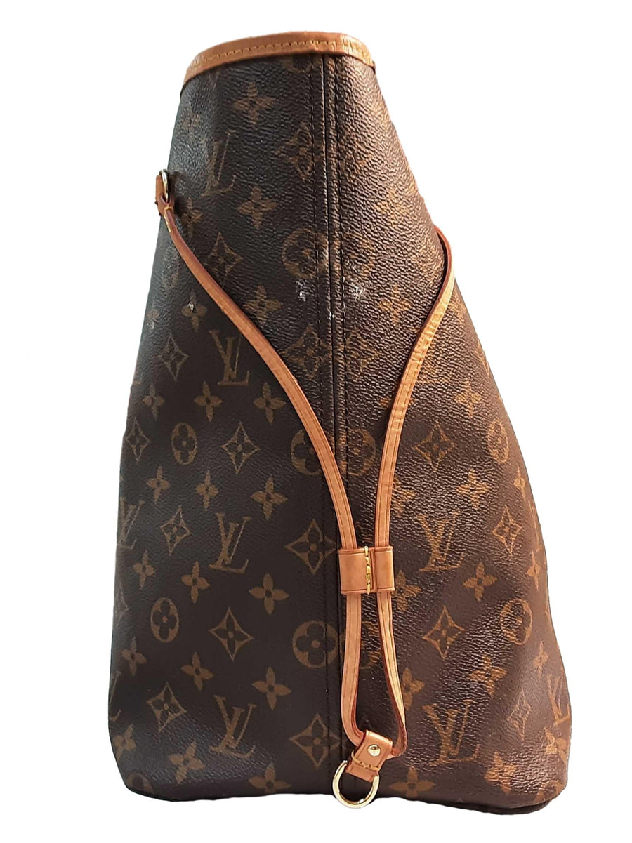 Louis Vuitton Neverfull Mm Brown Purse / Handbag