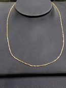 Bead Chain - Yellow Gold 14k (.585) 1.7 grams 20 inch