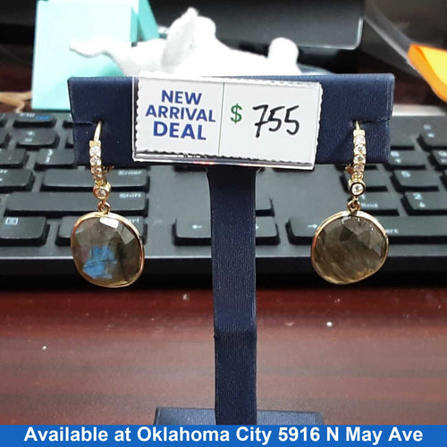 Earrings - Yellow Gold 18k (.750) 5.2 grams