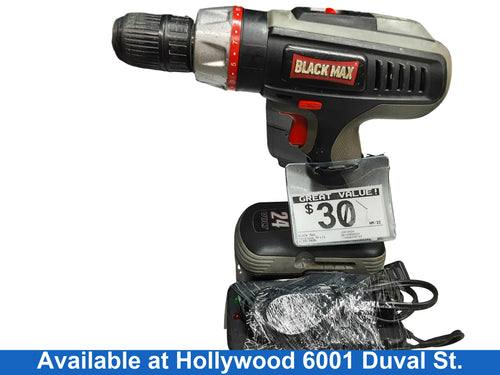 Black Max Jd610424 Black Cordless Standard Drill