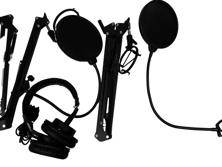 Four Uncles Black Corded Microphone