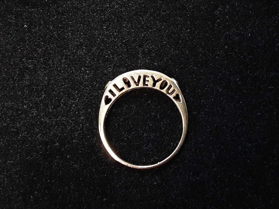 Women's Ring - Anniversary - Yellow Gold 10k (.417) 2.6 grams Size 9.5