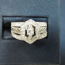 Women's Ring - White Gold 10k (.417) 7.3 grams Size 7
