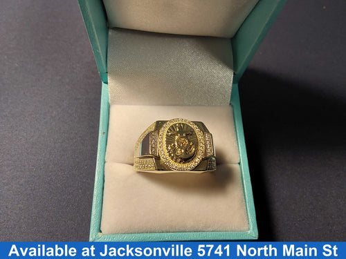 Men's Ring - Yellow Gold 14k (.585) 8.4 grams Size 10