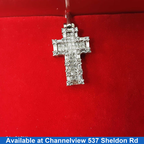 Religious Pendant - White Gold 14k (.585) 3.7 grams