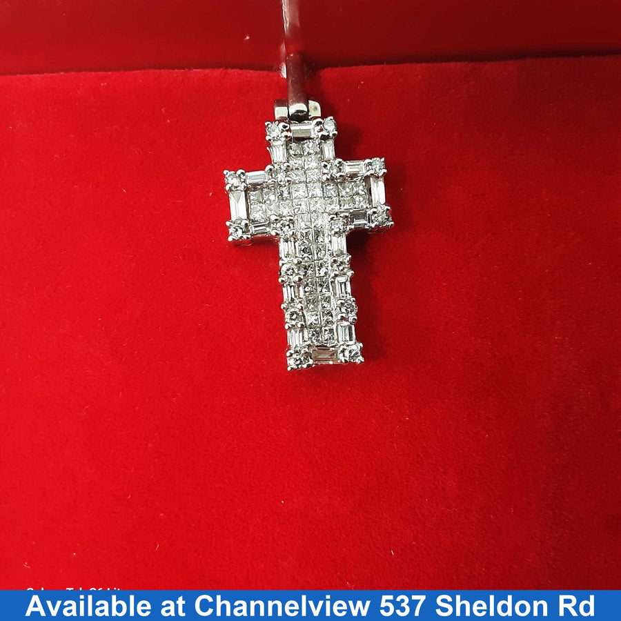 Religious Pendant - White Gold 14k (.585) 3.7 grams