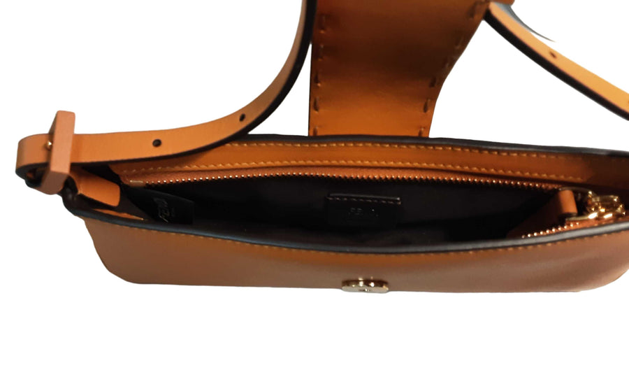 Fendi Baby B. Small Bag Orange Purse / Handbag