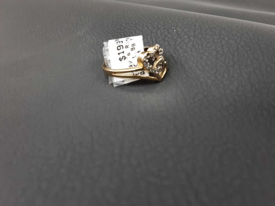 Women's Ring - Yellow Gold 10k (.417) 1.9 grams Size 20