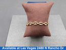 Bracelet - Yellow Gold 10k (.417) 4.7 grams 7 inch