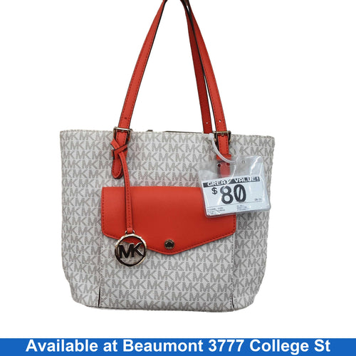 Michael Kors Oa-2011 Beige / Tan Purse / Handbag
