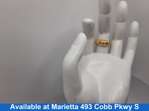 Women's Ring - Yellow Gold 14k (.585) 3.4 grams Size 6.5