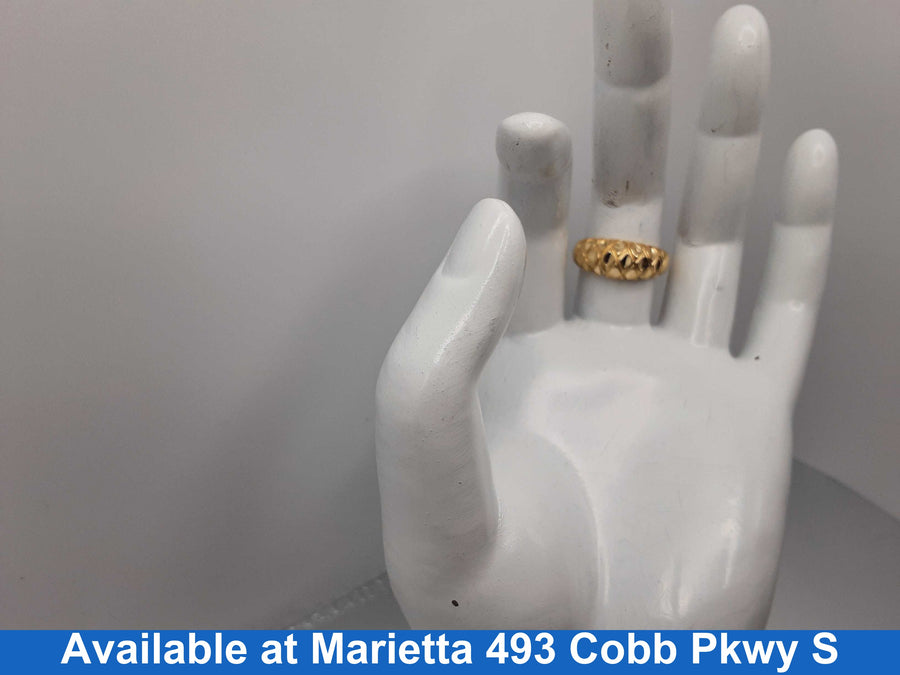 Women's Ring - Yellow Gold 14k (.585) 3.4 grams Size 6.5