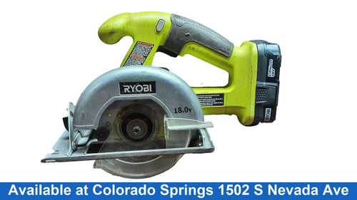 Ryobi P501g Green Cordless Circular Saw