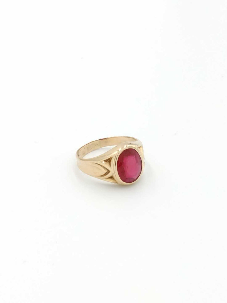 Men's Ring - Yellow Gold 10k (.417) 6.4 grams Size 10.5