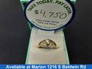 Women's Ring - Solitaire - Yellow Gold 14k (.585) 3.6 grams Size 8