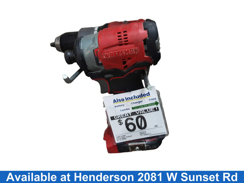 Craftsman Cmcf810 Red Cordless Impact Drill
