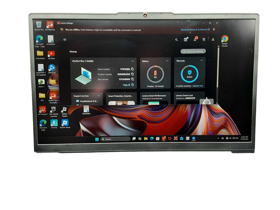 Lenovo 7825u Amd Ryzen 7 16 Gb 256 Gb Silver Laptop