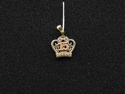 Pendant - Tricolor Gold 14k (.585) 2.1 grams