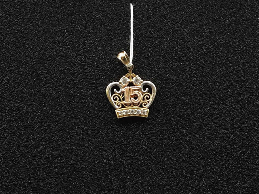 Pendant - Tricolor Gold 14k (.585) 2.1 grams