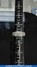 Women's Ring - White Gold 10k (.417) 2.8 grams Size 6.5