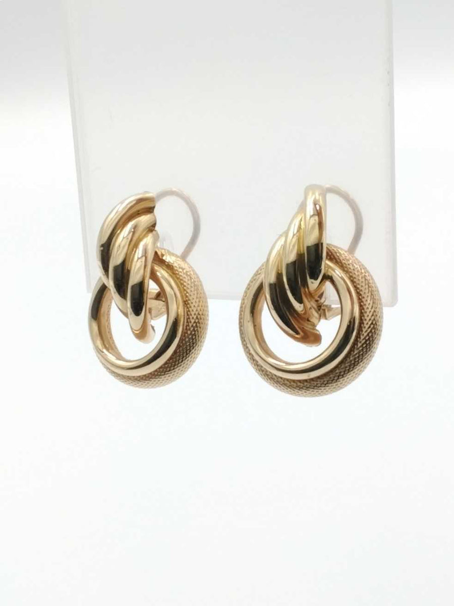 Hoop Earrings - Yellow Gold 14k (.585) 5.4 grams