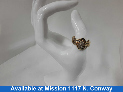 Women's Ring - Yellow Gold 10k (.417) 3.5 grams Size 20