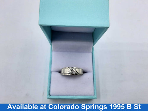 Ring - Wedding Band - Yellow Gold 10k (.417) 3.5 grams Size 8
