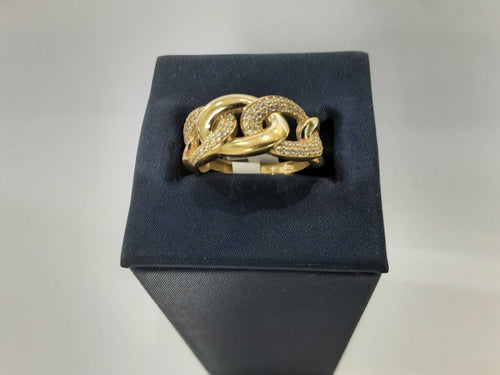 Women's Ring - Yellow Gold 10k (.417) 3.6 grams Size 20