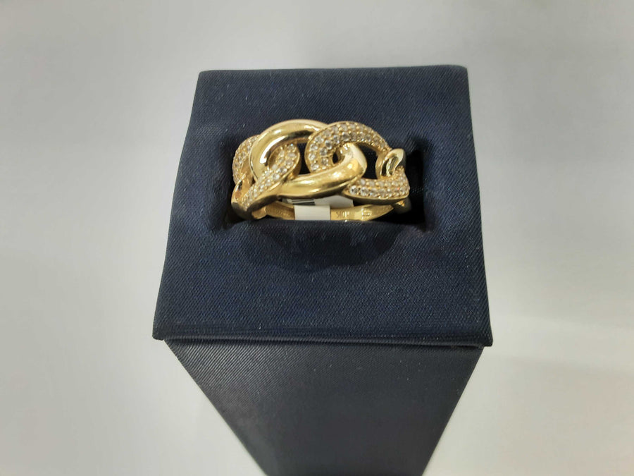 Women's Ring - Yellow Gold 10k (.417) 3.6 grams Size 20
