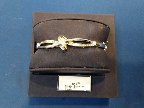 Bangle Bracelet - Silver 10.5 grams 6 inch