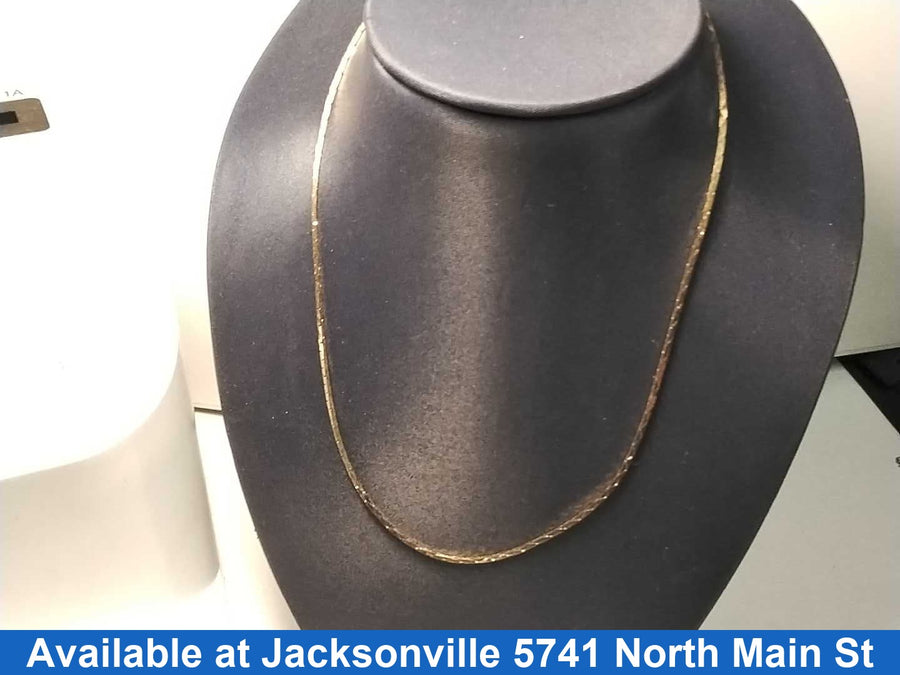 Box Chain - Yellow Gold 14k (.585) 4.5 grams 18 inch