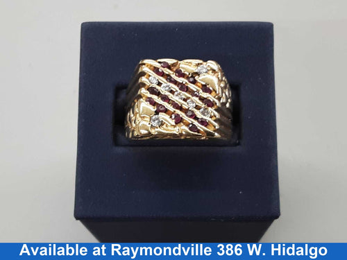 Men's Ring - Yellow Gold 14k (.585) 12.6 grams Size 10