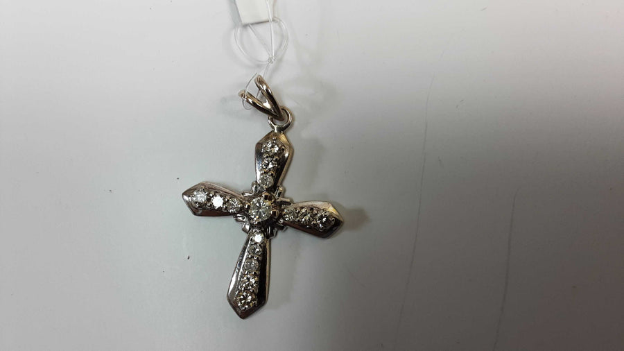 Religious Pendant - White Gold 10k (.417) 5.3 grams