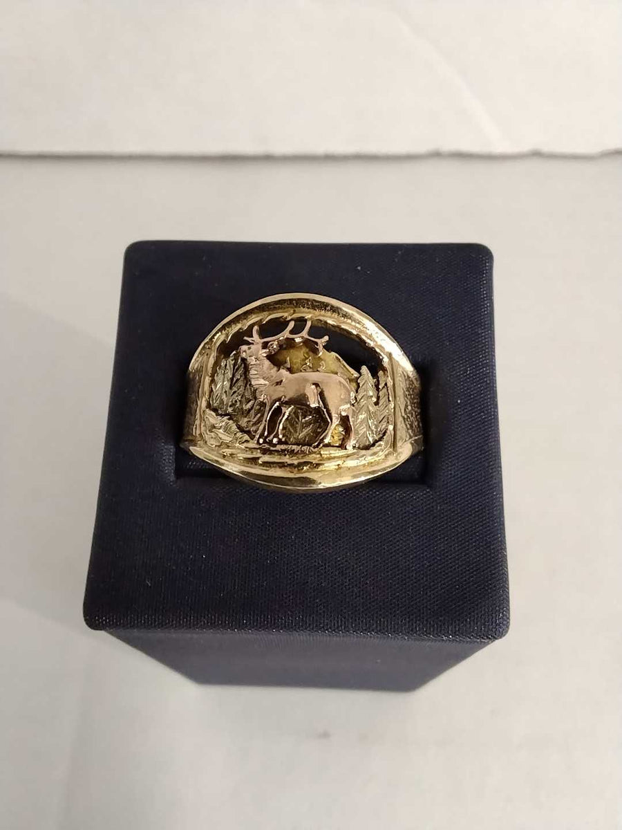 Men's Ring - Yellow Gold 10k (.417) 10.3 grams Size 11