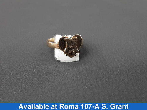 Women's Ring - Yellow Gold 10k (.417) 1.9 grams Size 9.5