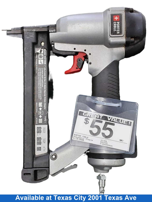 Porter Cable Ns100b Gray Pneumatic Stapler