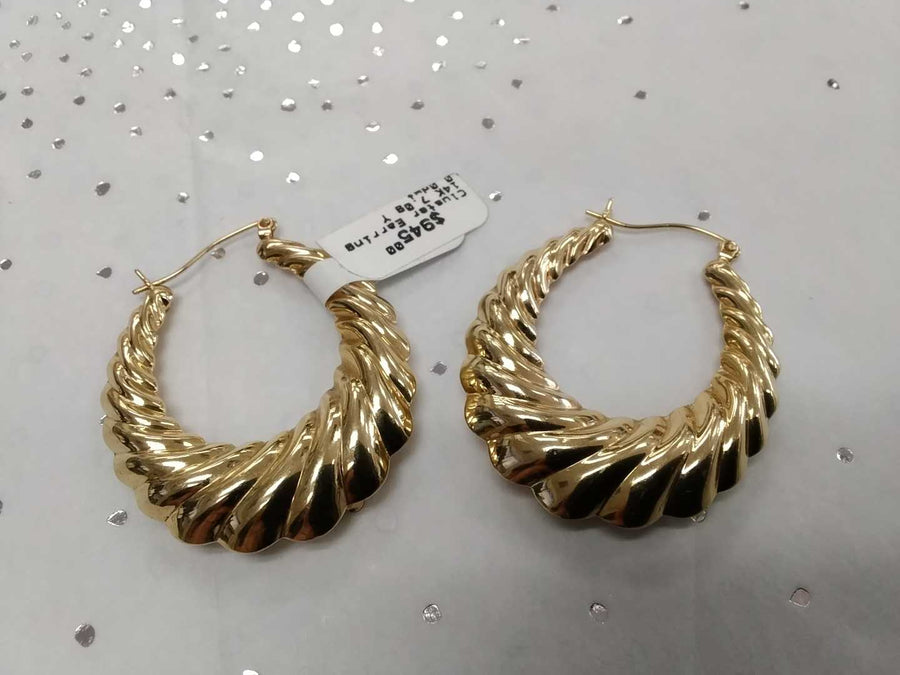 Earrings - Yellow Gold 14k (.585) 7 grams