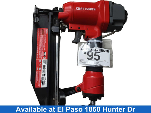 Craftsman Cmpfn16sb Red Pneumatic Brad Nailer