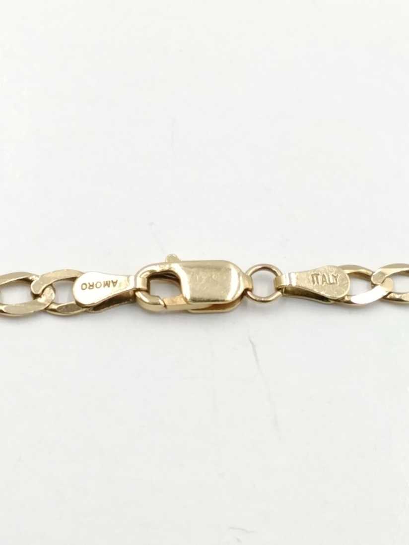 Cuban Link Chain - Yellow Gold 10k (.417) 6.5 grams 18 inch