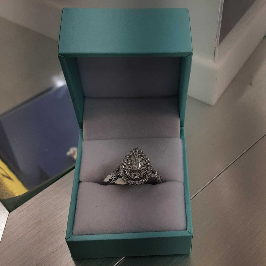 Women's Ring - White Gold 10k (.417) 4.9 grams Size 7