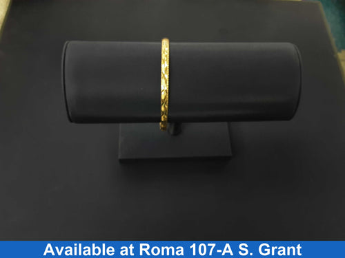 Bangle Bracelet - Yellow Gold 14k (.585) 8.6 grams 6 inch