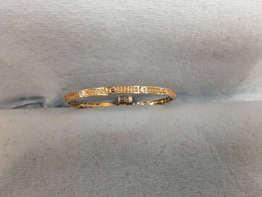 Bangle Bracelet - Yellow Gold 14k (.585) 9.4 grams 4 inch