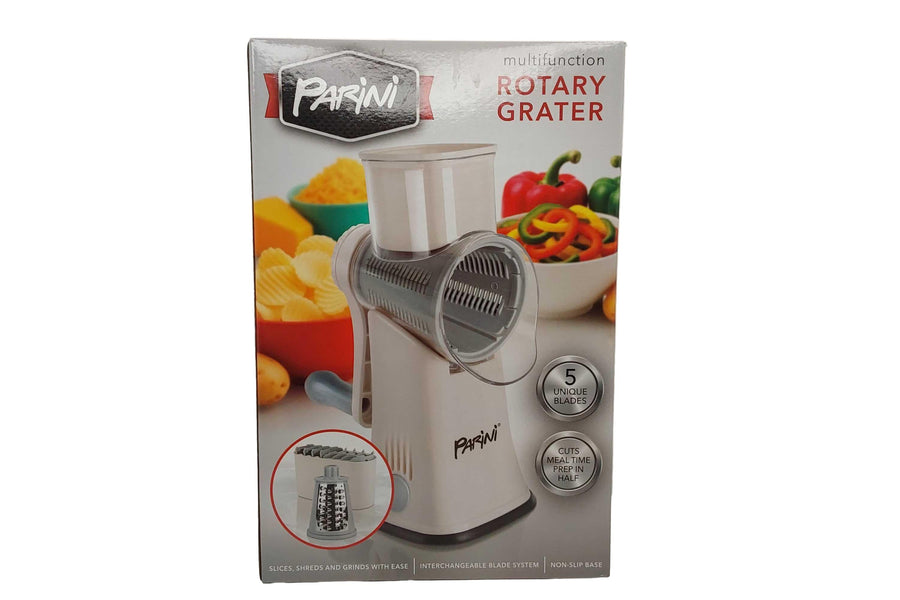 Parini Rotary Grater White Small Kitchen Appliance