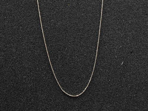 Bead Chain - Yellow Gold 14k (.585) 1.9 grams 18 inch