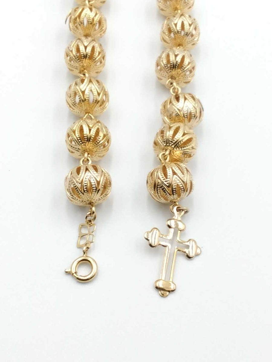 Bead Bracelet - Yellow Gold 10k (.417) 13 grams 9 inch