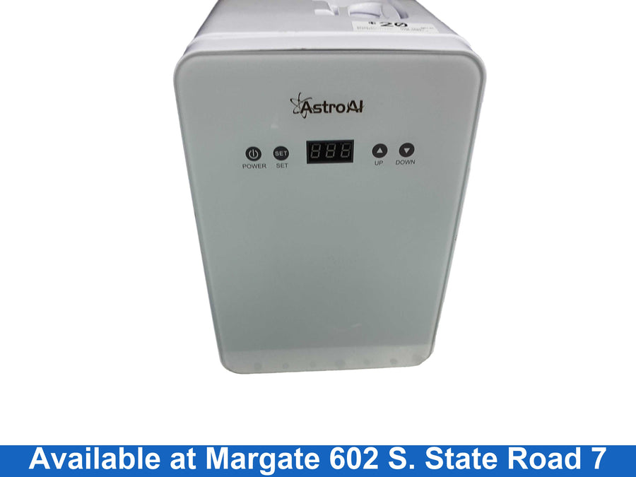 Astro Ai Mini Fridge White Compact Refrigerator