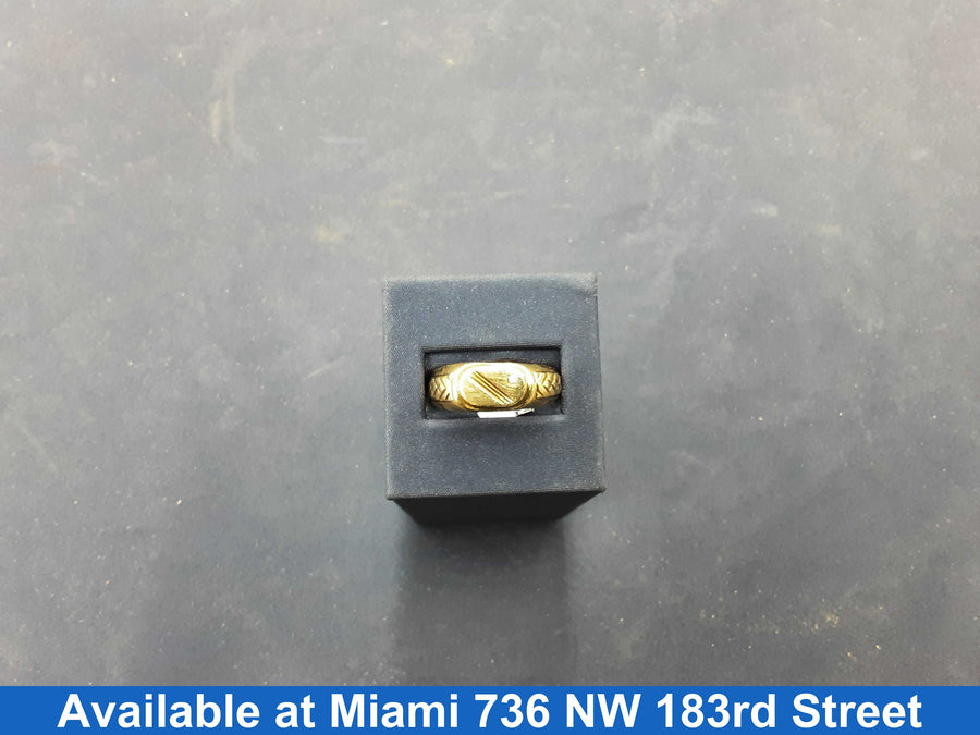 Men's Ring - Yellow Gold 14k (.585) 5.3 grams Size 13